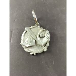 Baseball Glove Bat Ball Keychain Metal Light League?